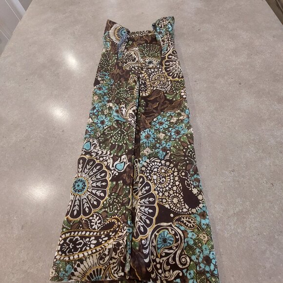 VAN HEUSEN Women's 100% Cotton Graphic Paisley Sleeveless Blouse - Size S/P - Picture 7 of 9